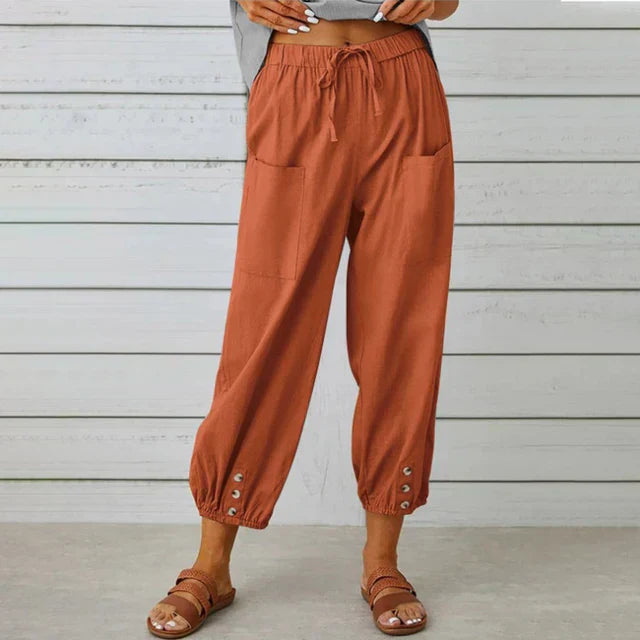 Vivienne | High Rise Relaxed Pants