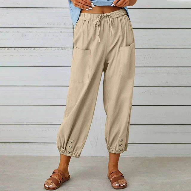 Vivienne | High Rise Relaxed Pants