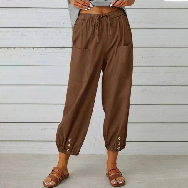 Vivienne | High Rise Relaxed Pants