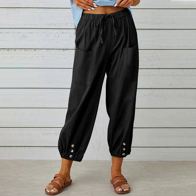 Vivienne | High Rise Relaxed Pants
