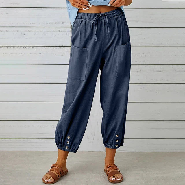 Vivienne | High Rise Relaxed Pants