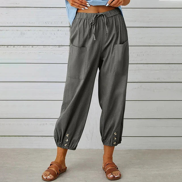 Vivienne | High Rise Relaxed Pants