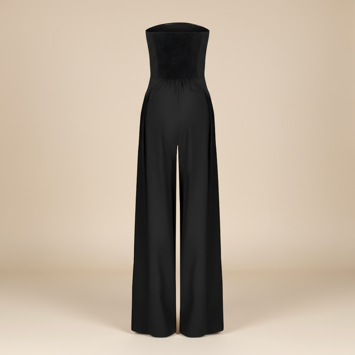Chic Strapless Wide-Leg Jumpsuit for Stylish Events