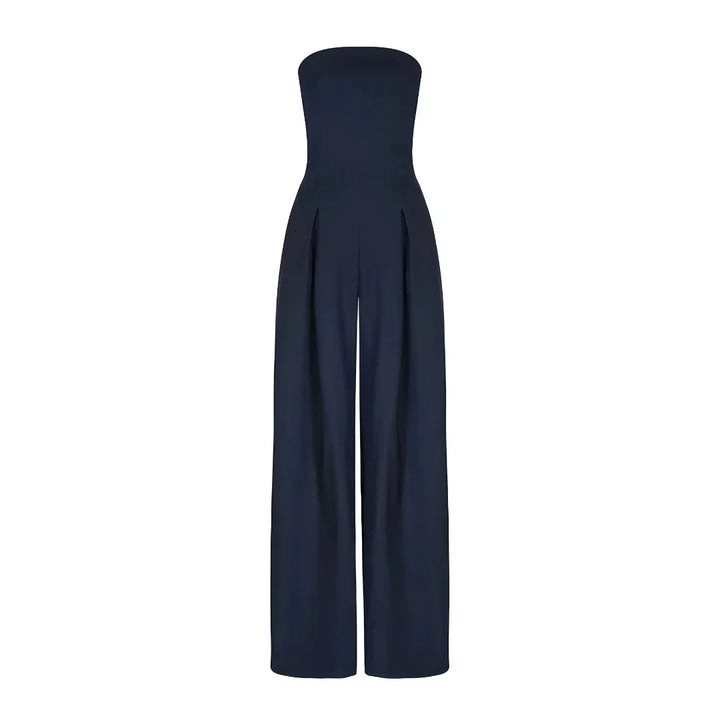 Chic Women's Tube Jumpsuit with Corset Design for Stylish Events