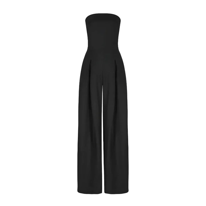 Chic Women's Tube Jumpsuit with Corset Design for Stylish Events