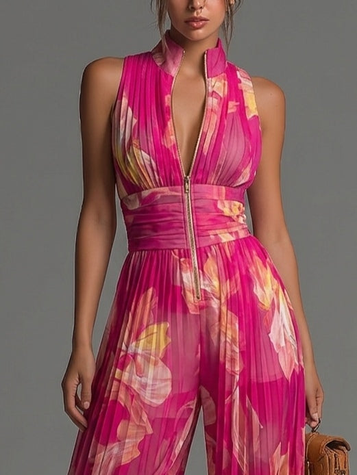 Julia | Floral Wide-Leg Jumpsuit