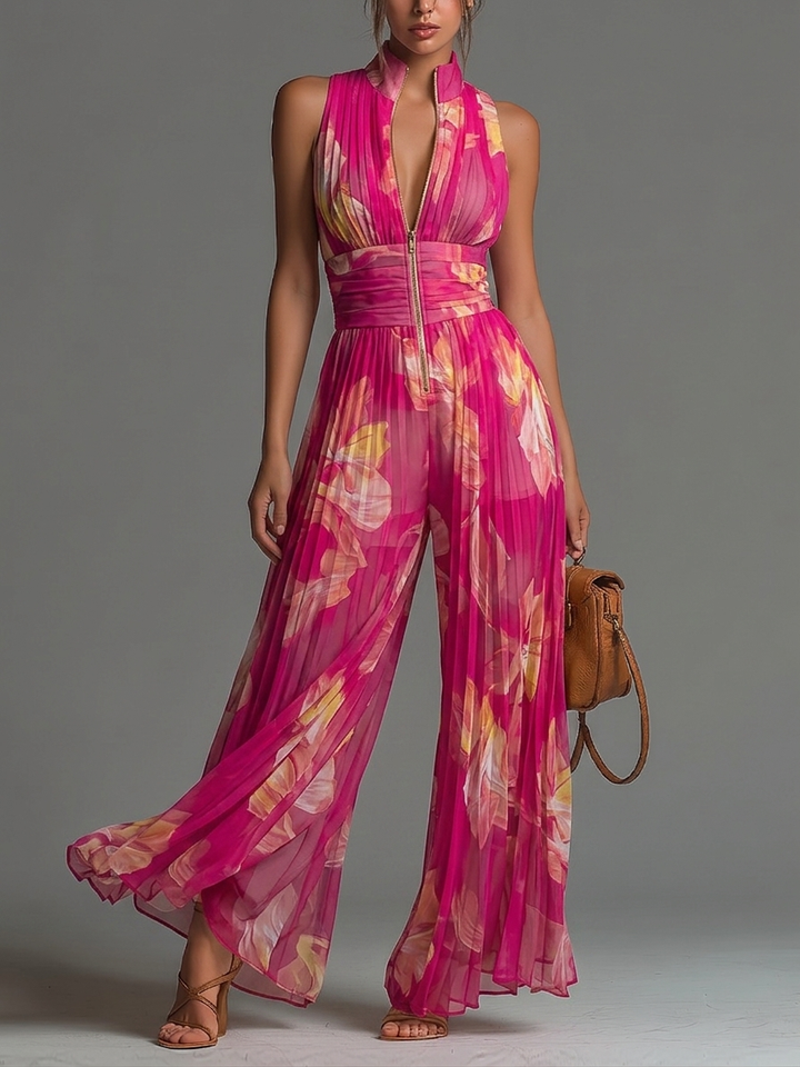 Julia | Floral Wide-Leg Jumpsuit