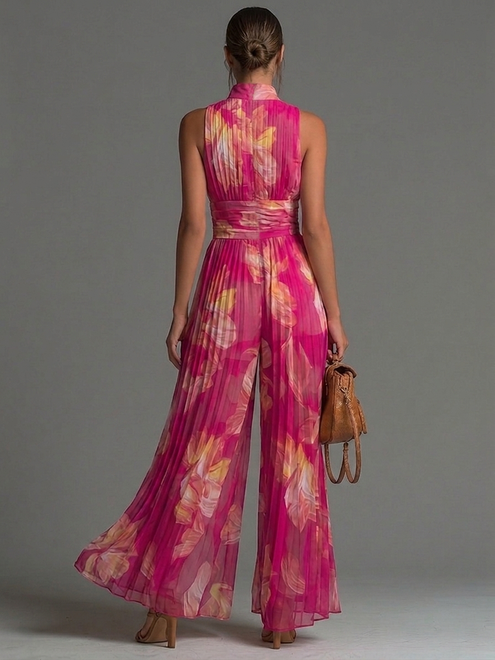 Julia | Floral Wide-Leg Jumpsuit