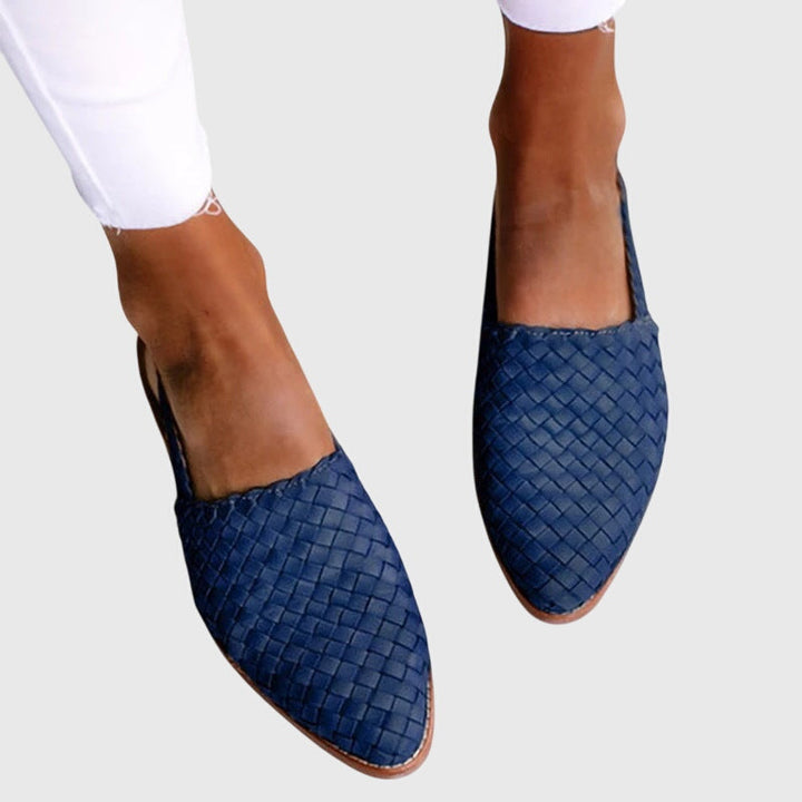 Gemma | Woven Slip-On Walking Sandals