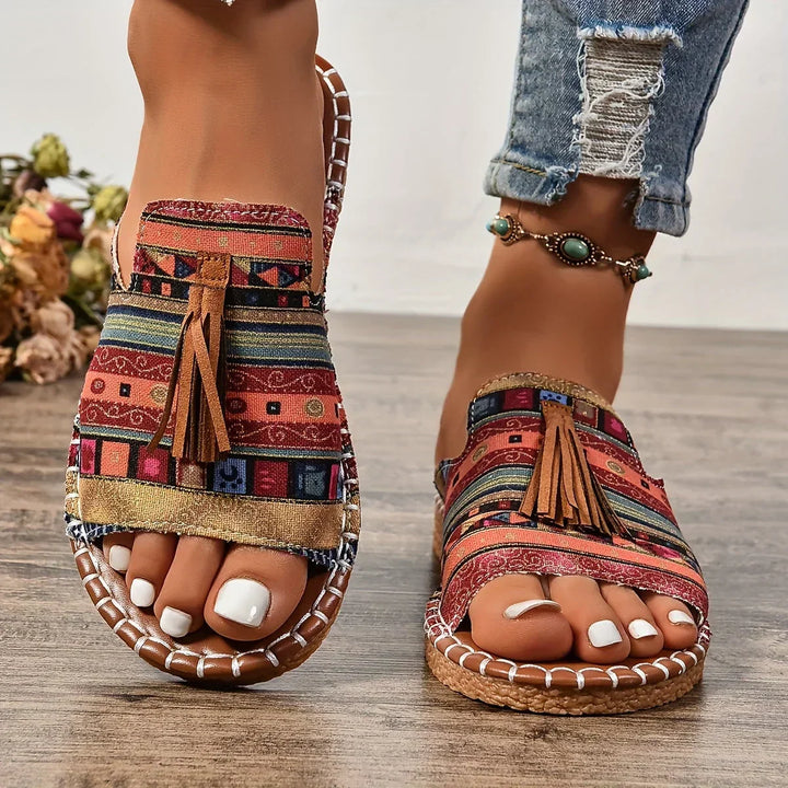 Flory | Boho Slide Walking Sandals