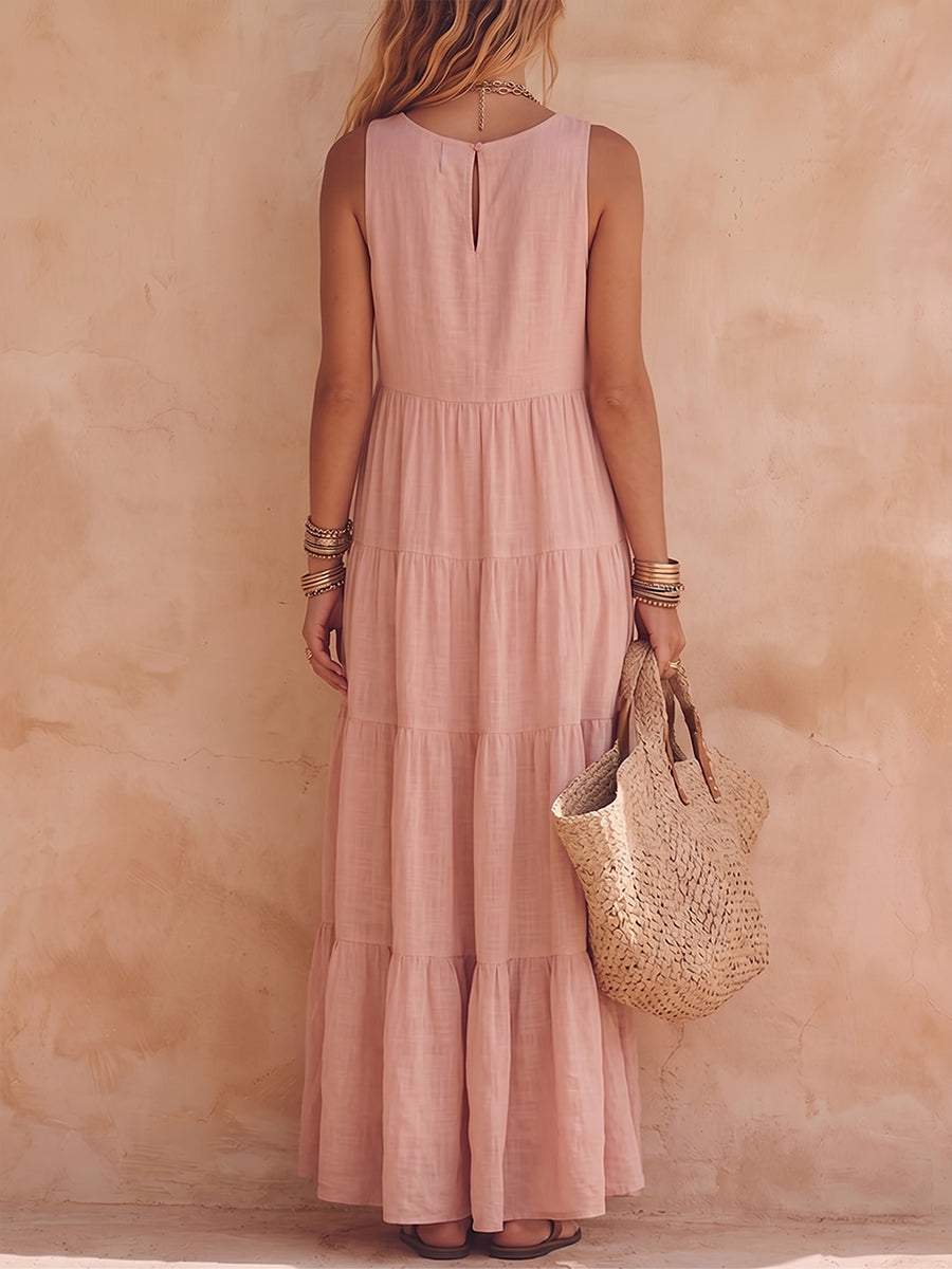 Milly | Sleeveless Flowing Maxi Dress