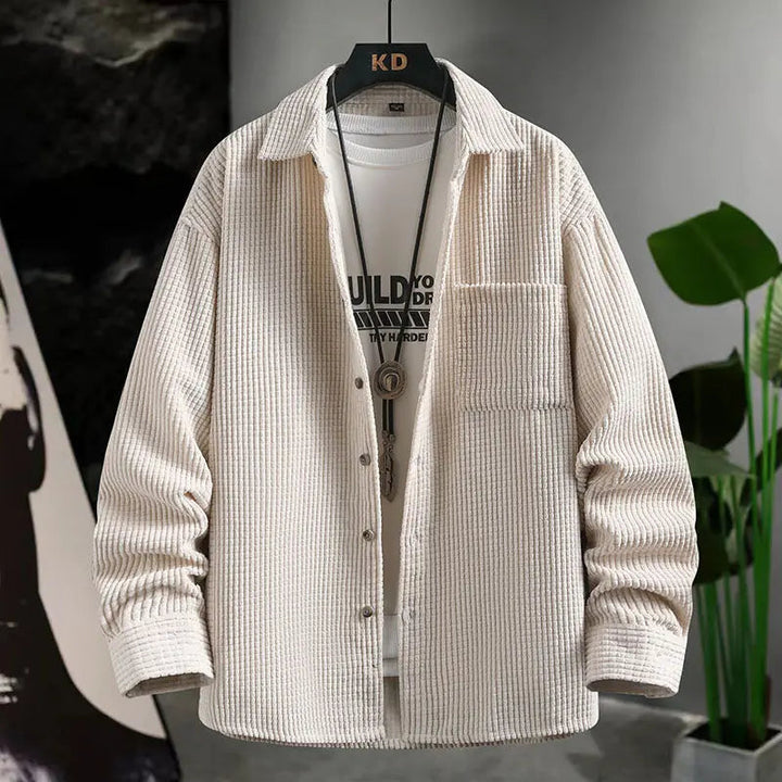 Collin - Classic Corduroy Button-Up Shirt
