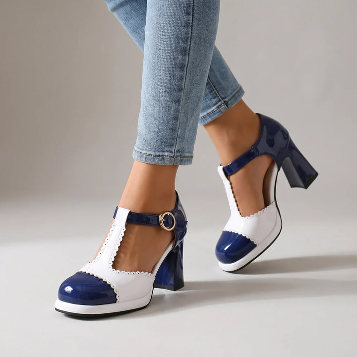 Cora T-Strap Heels
