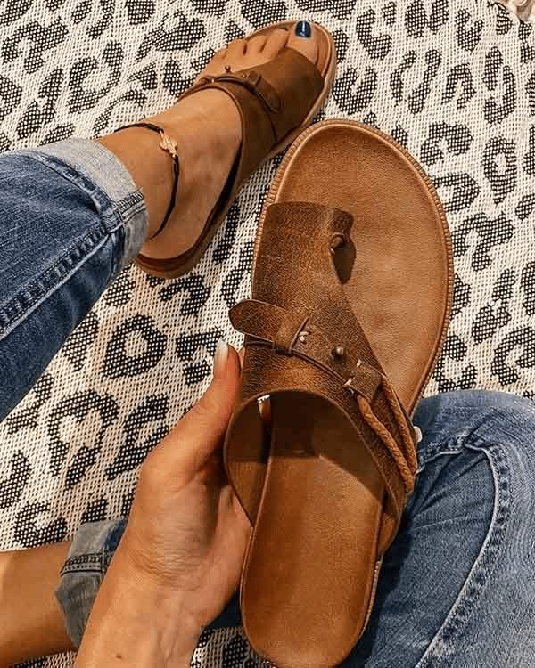 Serena | Cross Strap Comfort Sandals