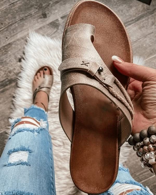 Serena | Cross Strap Comfort Sandals