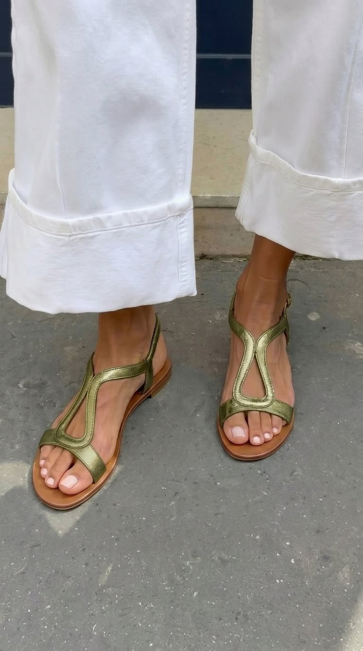 Jenny | Cross-Strap Comfort Sandals