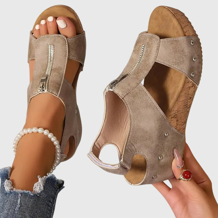 Jasmine | Platform Sandals with Adjustable Straps
