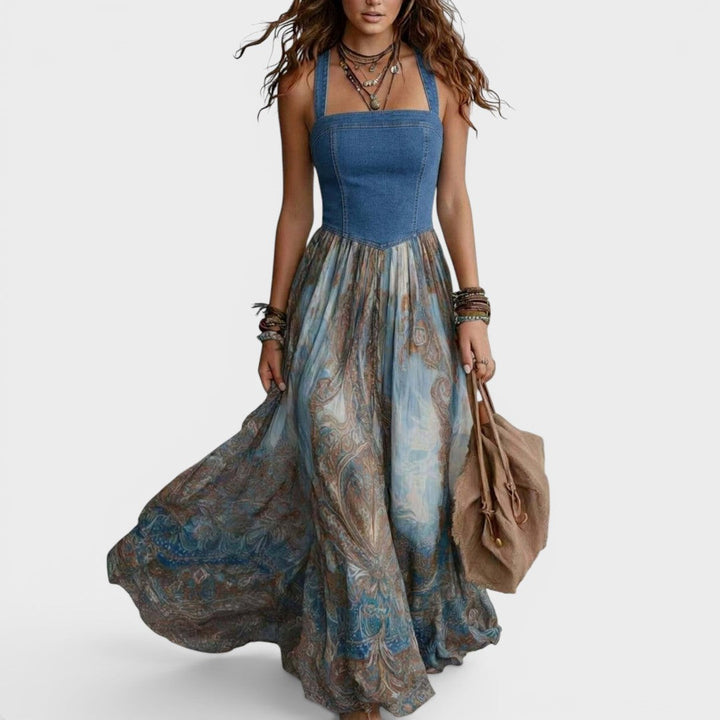 Seraphina | Paisley Print Maxi Dress