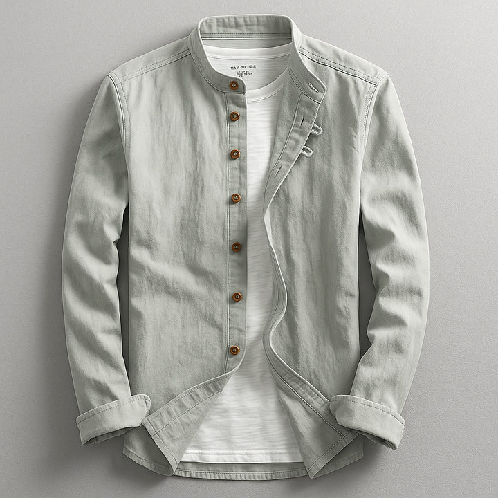Abram - Modern Casual Button-Up Shirt