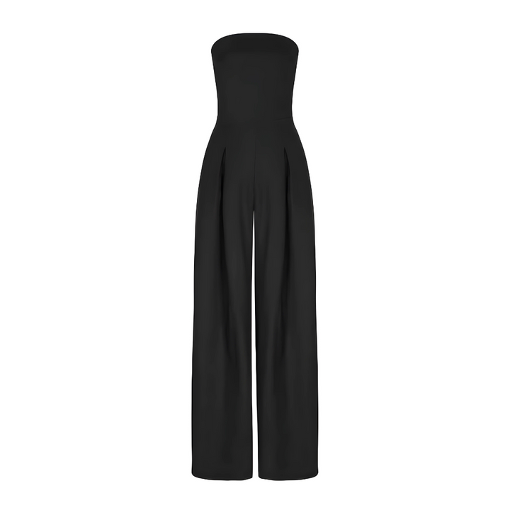 Chic Strapless Wide-Leg Jumpsuit for Any Occasion
