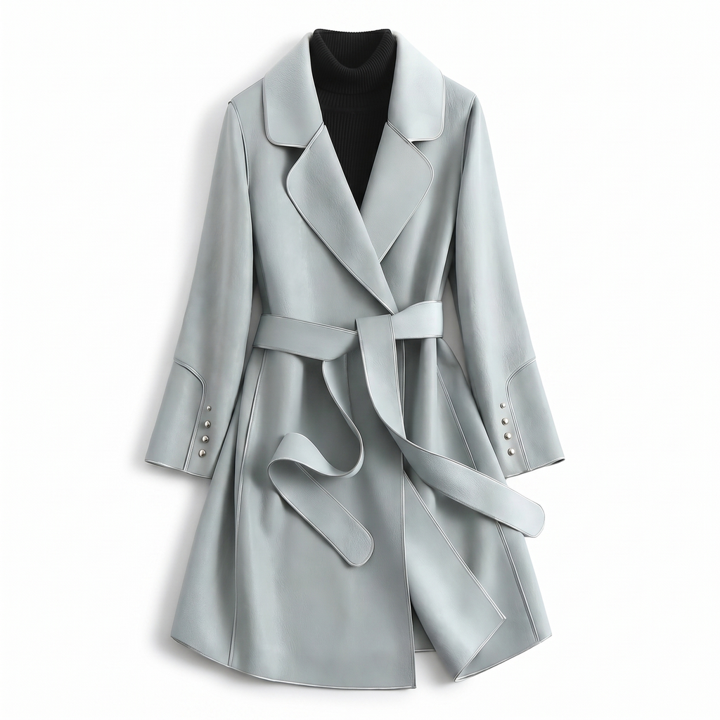 Camille | Belted Wrap Winter Coat