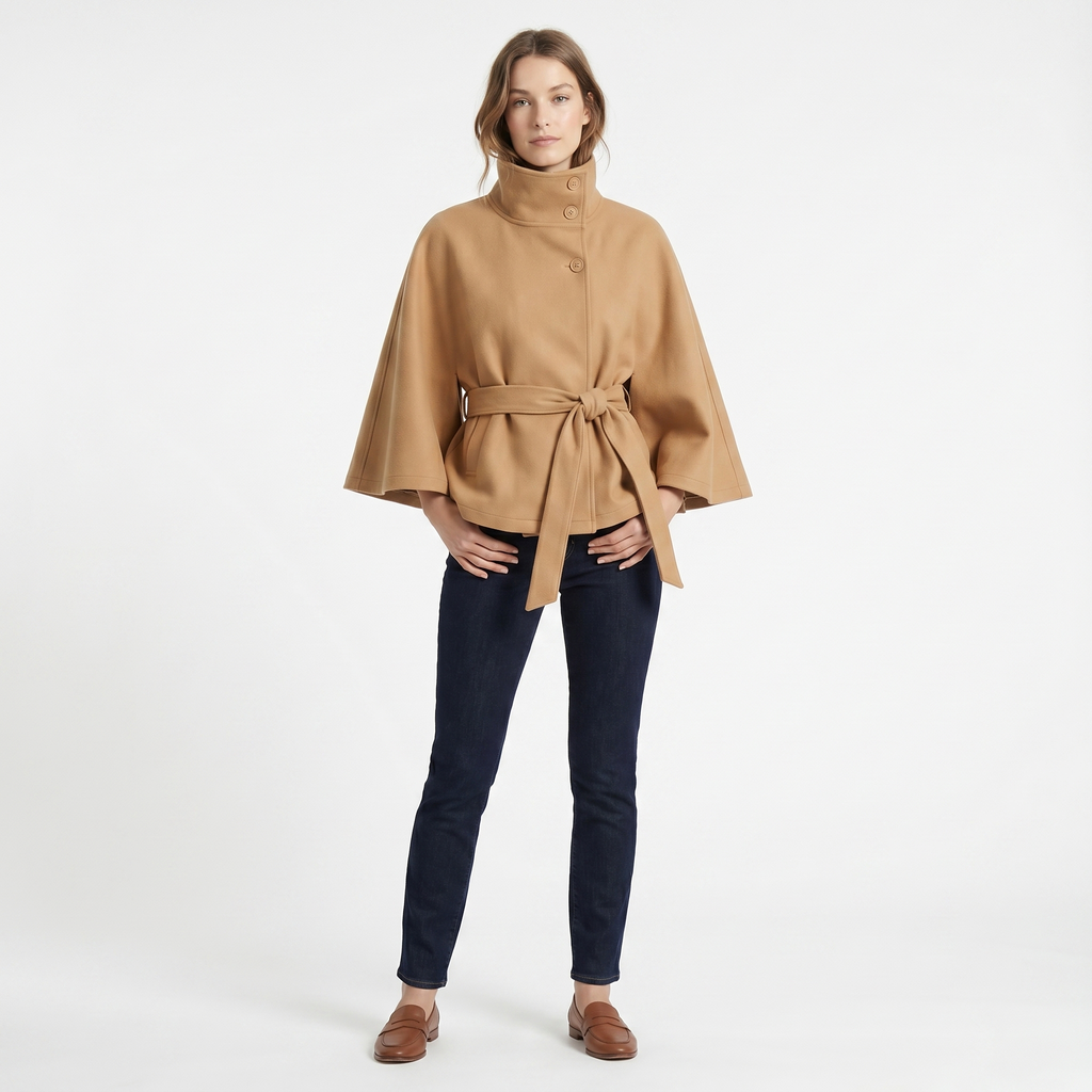 Bridgette | Belted Longline Wrap Coat