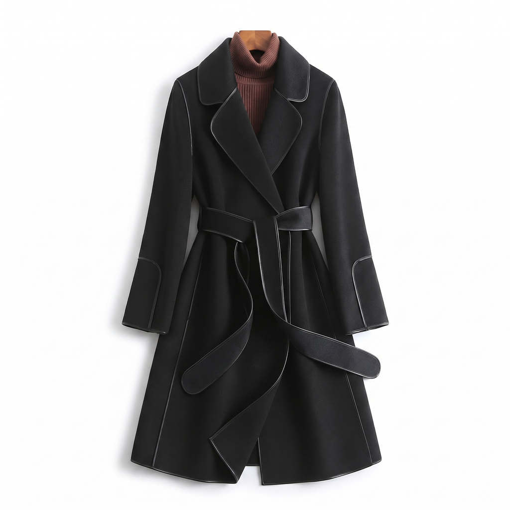 Camille | Belted Wrap Winter Coat