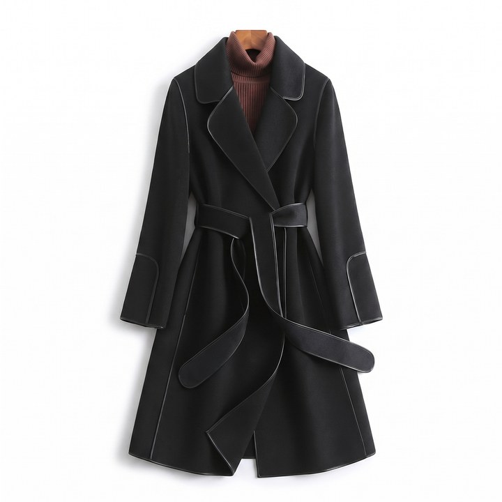 Camille | Belted Wrap Winter Coat