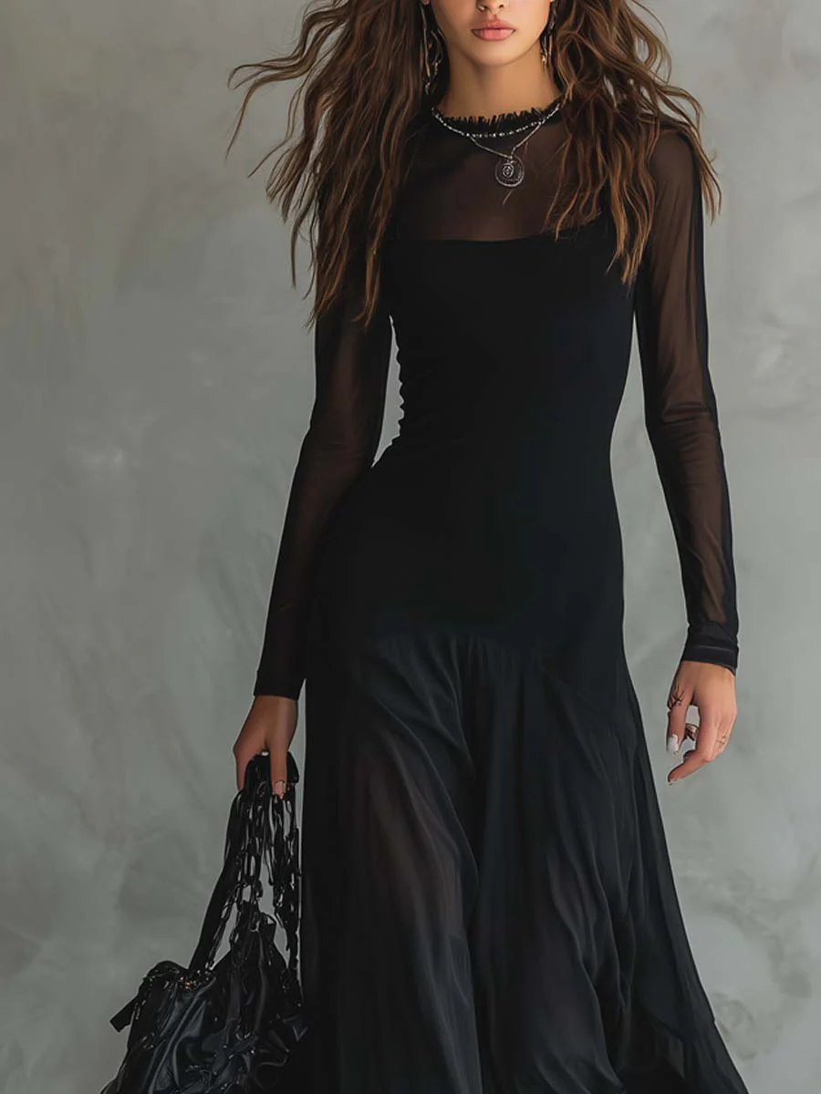 Marian | Timeless Patchwork Maxi Dress