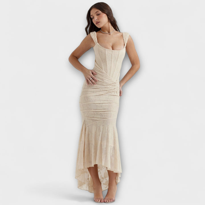 Renske - Chic Corset Long Dress for Events