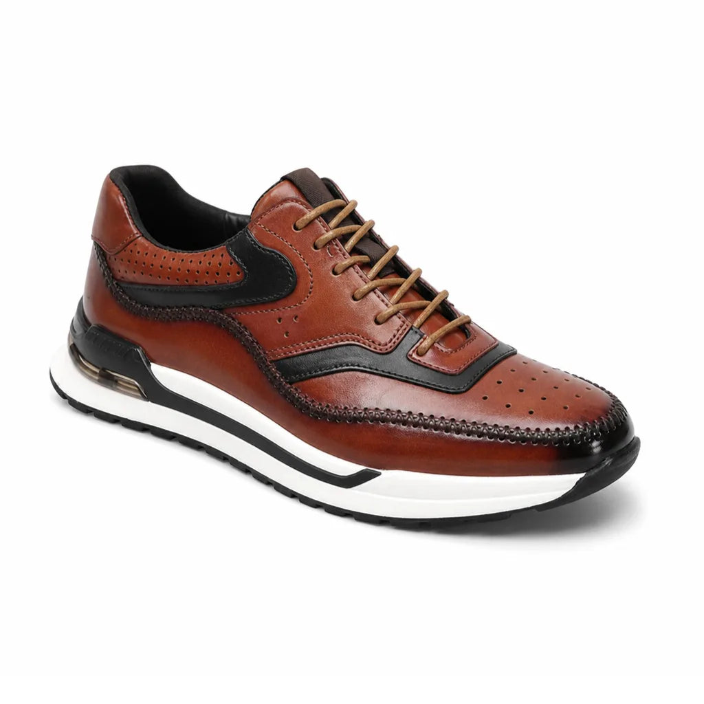 Charles T. Booker Leather Sneakers