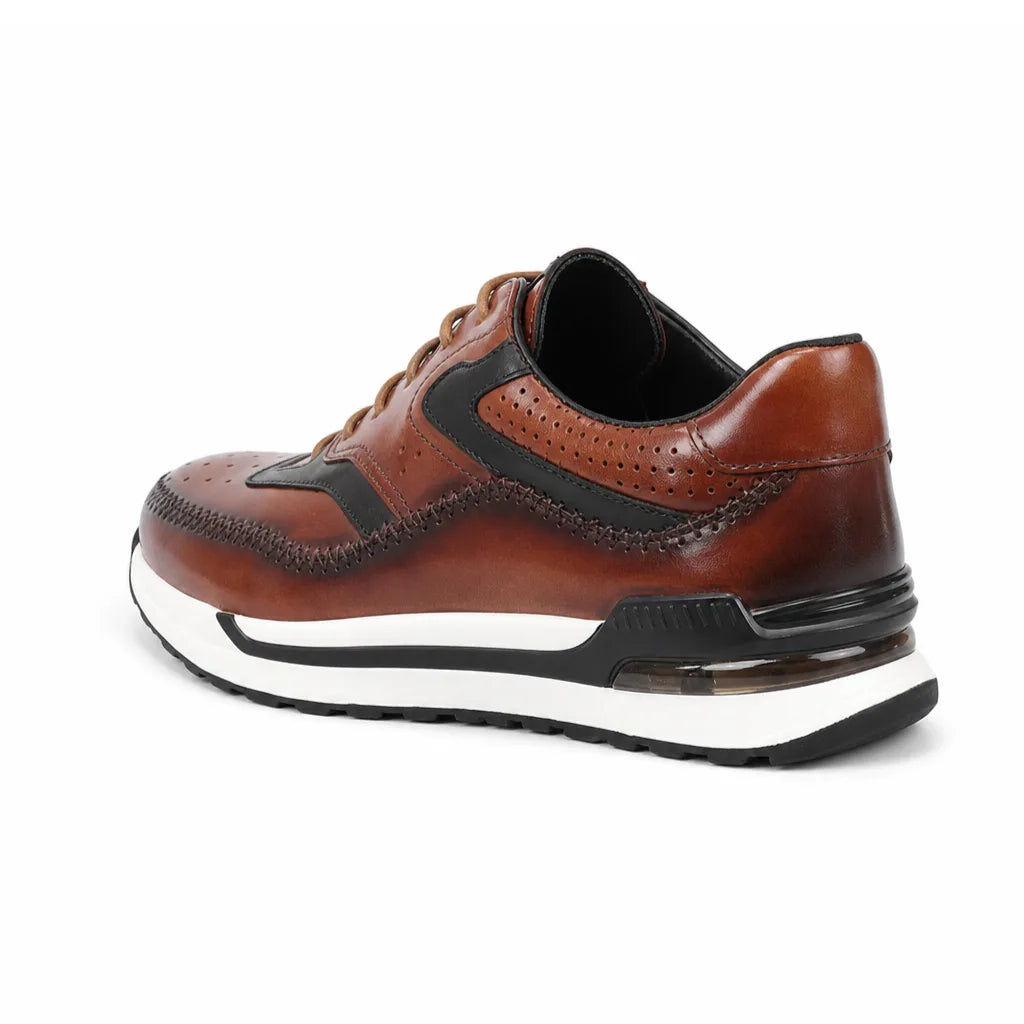 Charles T. Booker Leather Sneakers