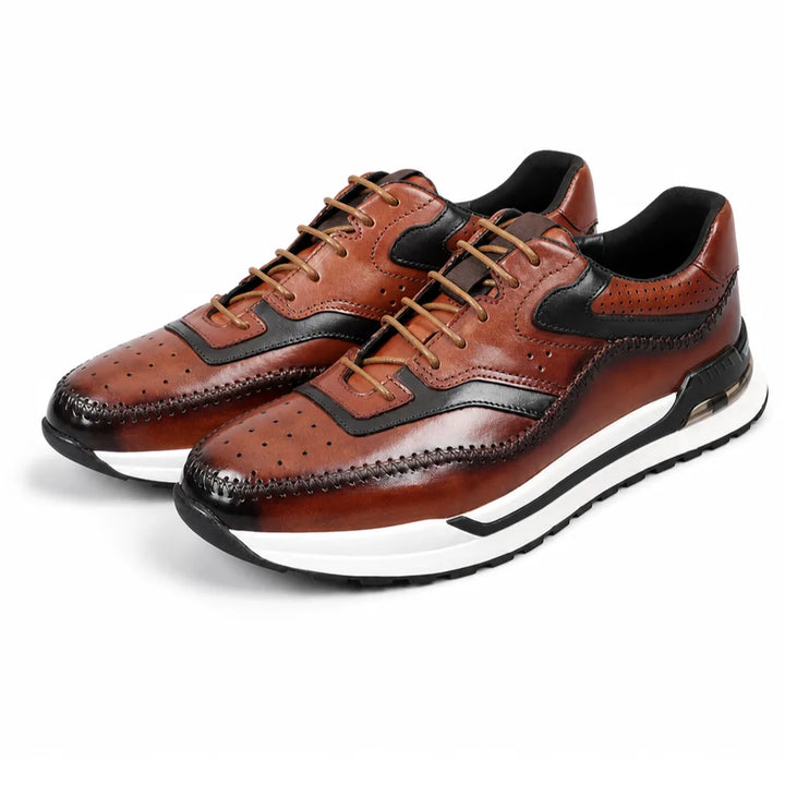 Charles T. Booker Leather Sneakers