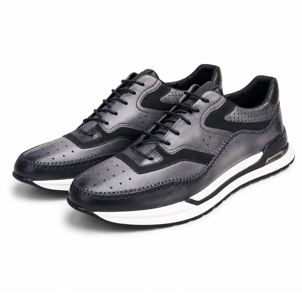 Charles T. Booker Leather Sneakers