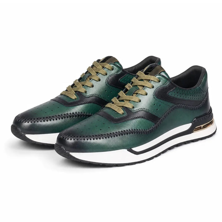 Charles T. Booker Leather Sneakers