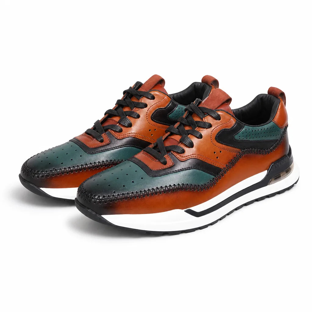 Charles T. Booker Leather Sneakers
