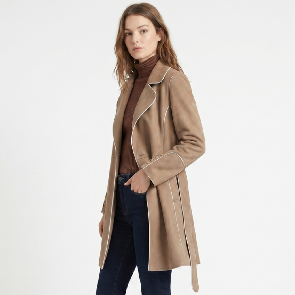 Camille | Belted Wrap Winter Coat