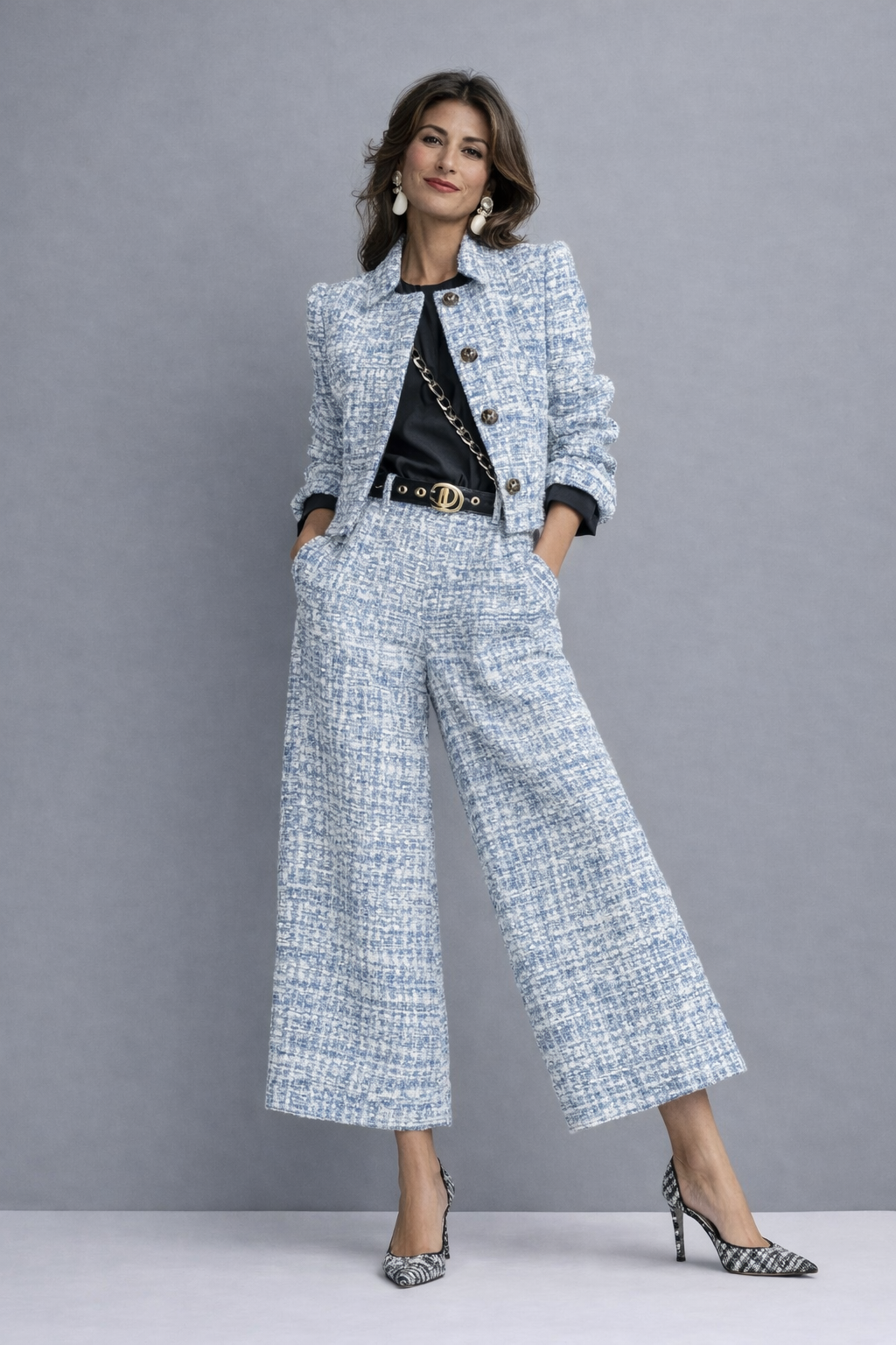 Leila | Tailored Jacket & Wide-Leg Set