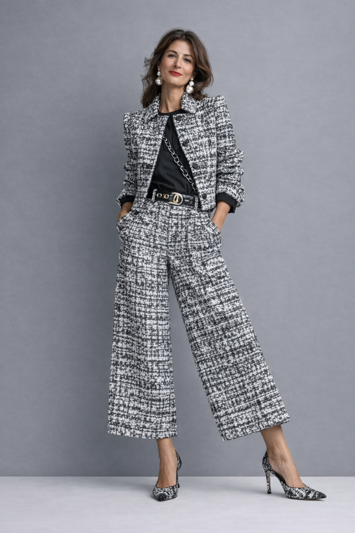 Leila | Tailored Jacket & Wide-Leg Set