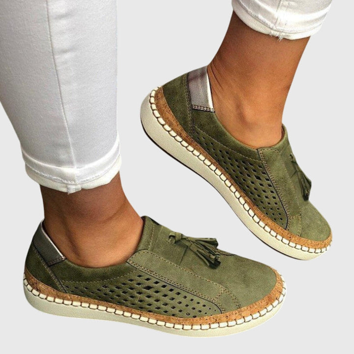Phydra | Perforated Slip-On Comfort Shoes