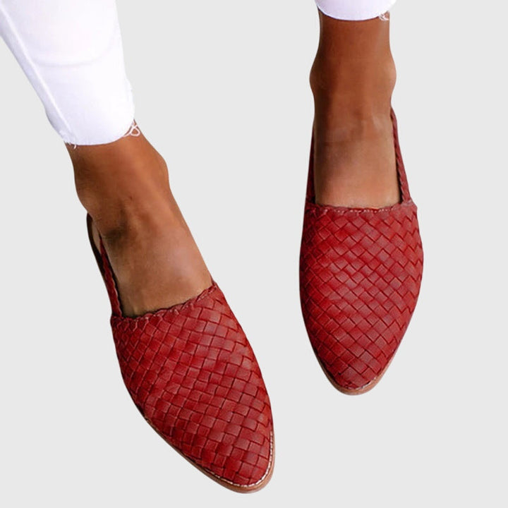 Gemma | Woven Slip-On Walking Sandals