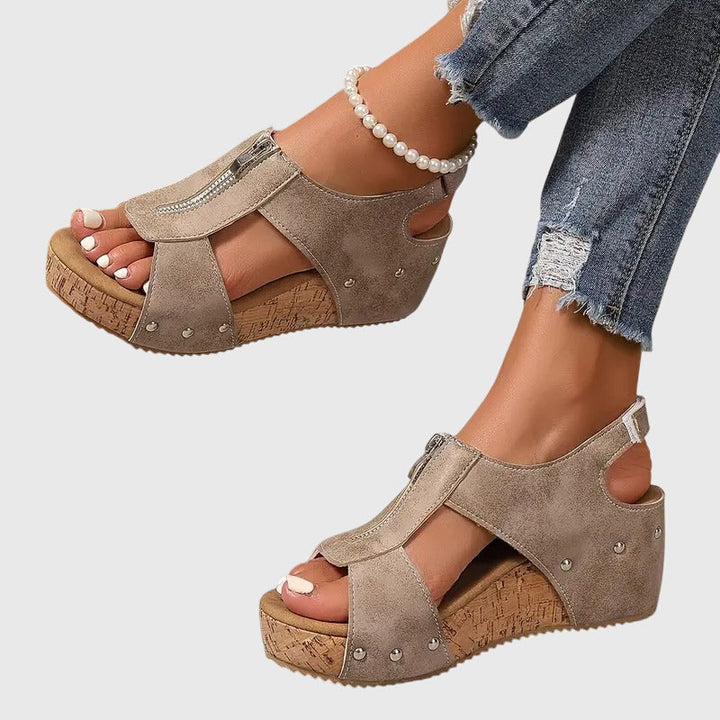 Jasmine | Platform Sandals with Adjustable Straps