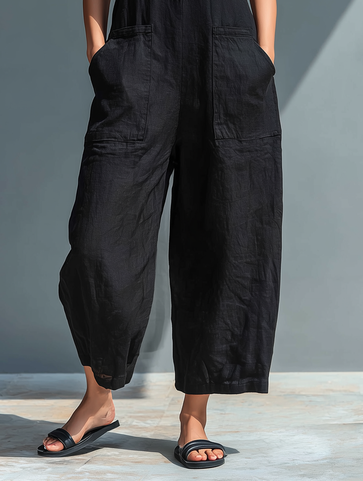 Lucinda | Sleeveless Wide-Leg Jumpsuit