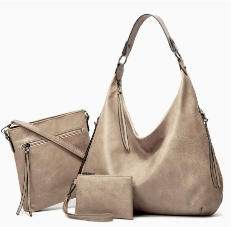 Francesca | Slouchy Three-Piece Hobo Bag Set