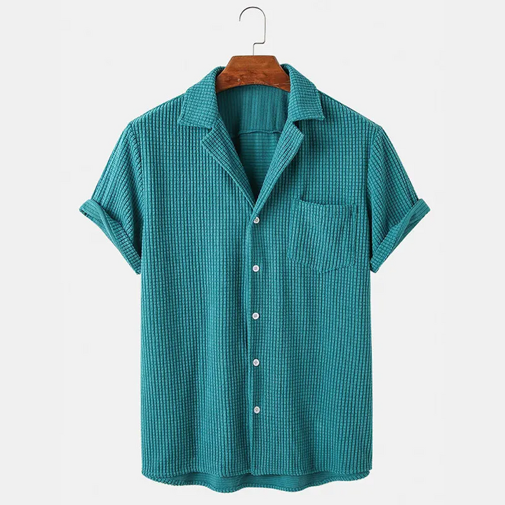 Peyton - Premium Everyday Waffle Button Shirt