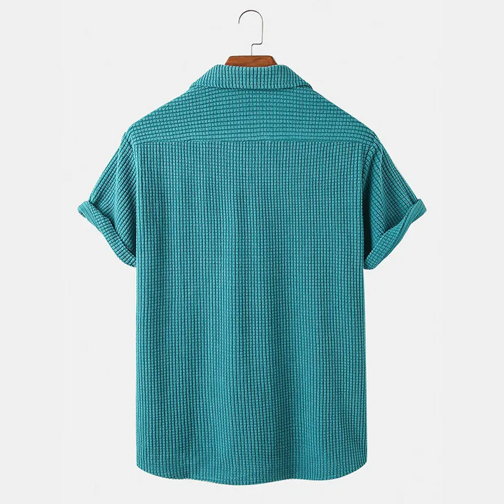 Peyton - Premium Everyday Waffle Button Shirt