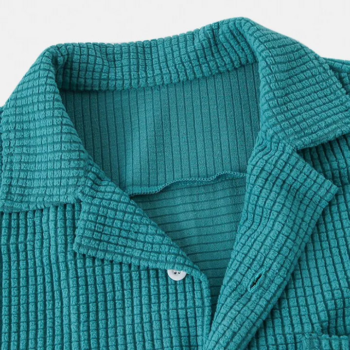 Peyton - Premium Everyday Waffle Button Shirt