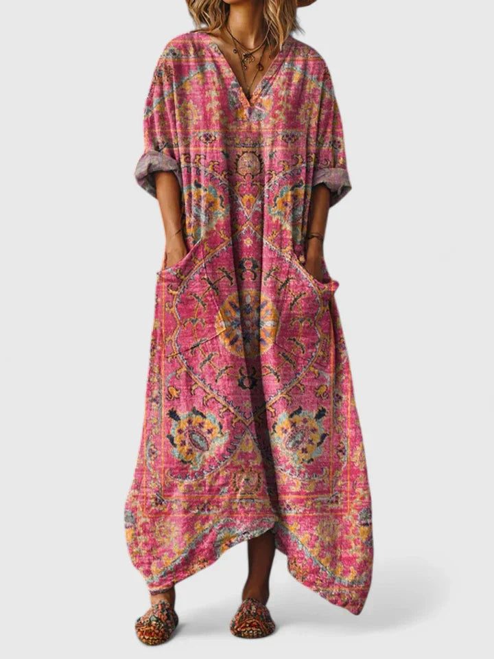 Mariana | Printed  Maxi Dress