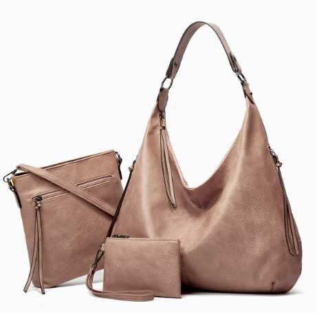 Francesca | Slouchy Three-Piece Hobo Bag Set