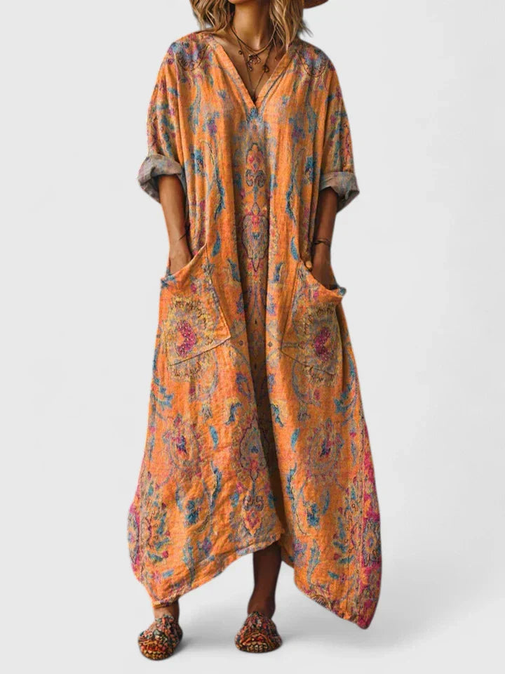Mariana | Printed  Maxi Dress